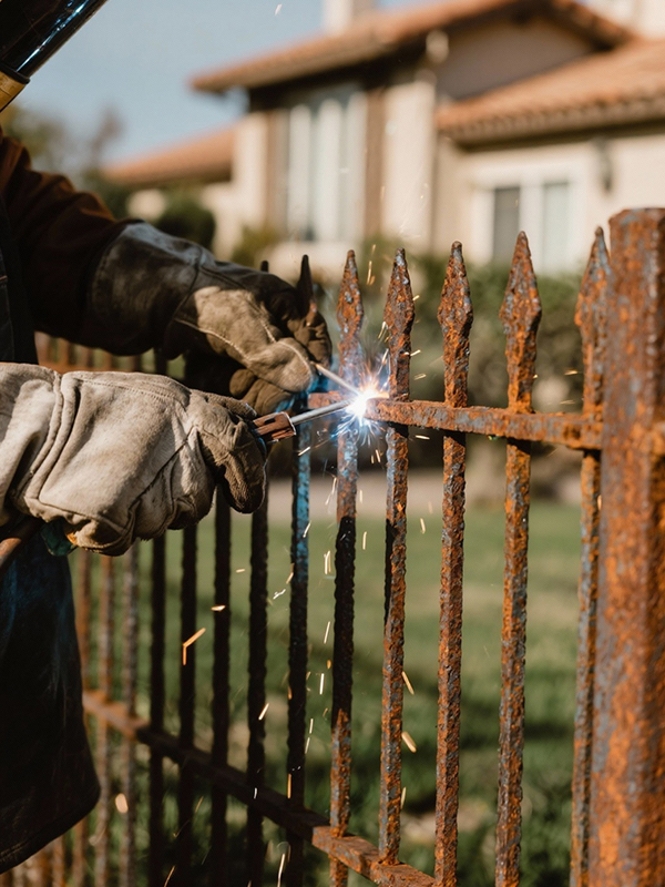 Reparación de cercas metálicas